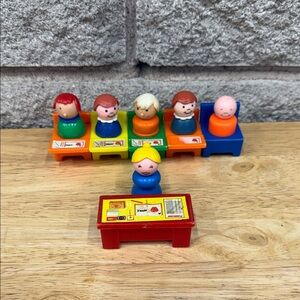 Vintage Fisher-Price Mini Classroom Playset